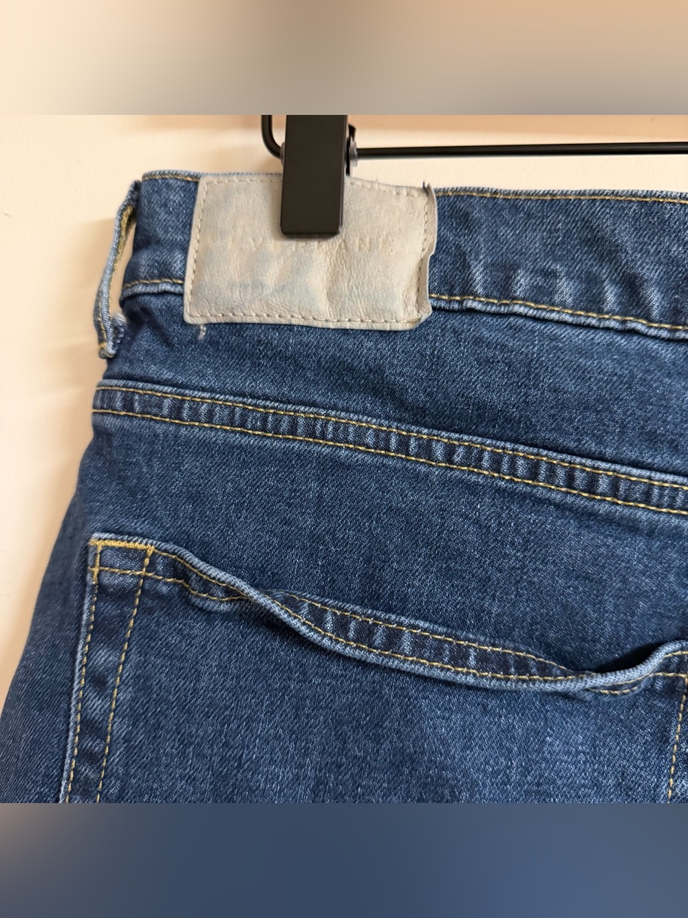 Everlane The Way High Denim Cutoff Shorts Size 32 - Picture 9 of 10